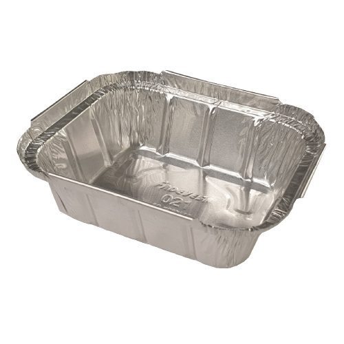 bandeja de aluminio con tapa para lasaña infantil