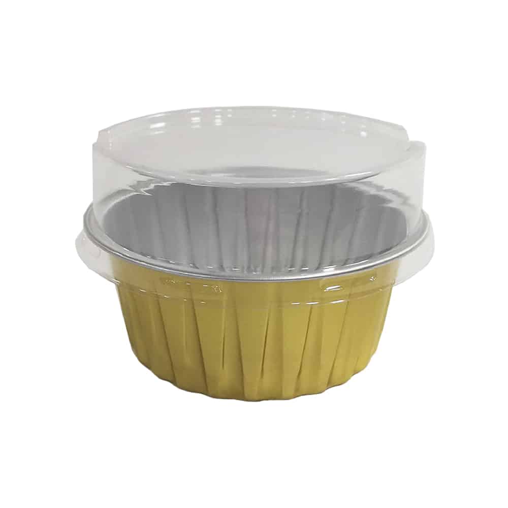 Mini molde dorado para ponqués