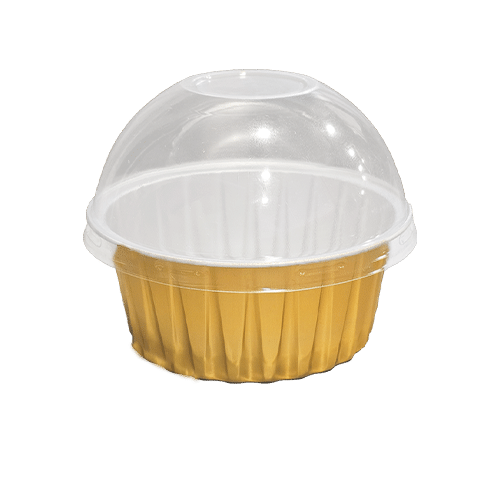 Mini-molde de papel aluminio redondo Ramequines 125 gr REF: SW35